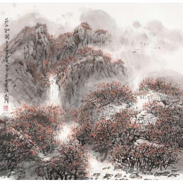 孙文铎国画山水燕山秋韵字画之家