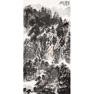 孙文铎国画山水山村写意字画之家