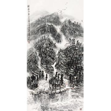 孙文铎国画山水延边小景字画之家