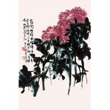 李学功国画花鸟滚滚相思过长江字画之家