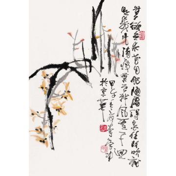 李学功国画花鸟曾战风雪一千回字画之家