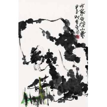 李学功国画花鸟我家后院小景字画之家