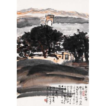 李学功国画花鸟镇北堡影视城一角字画之家