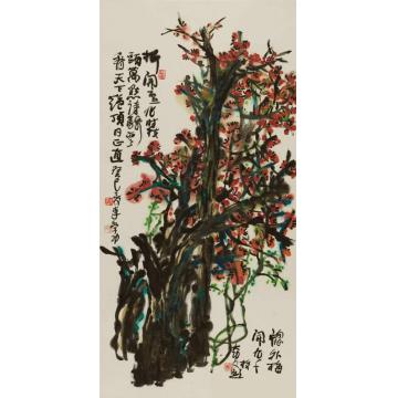 李学功国画花鸟窗外梅开九千枝字画之家