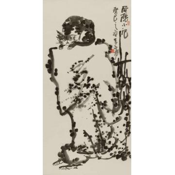 李学功国画花鸟后院小记字画之家