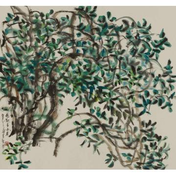 李学功国画花鸟花散春未老字画之家