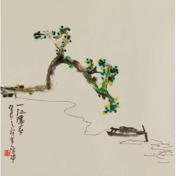 李学功国画花鸟一江浓春字画之家