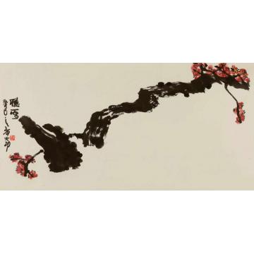 李学功国画花鸟听雪字画之家