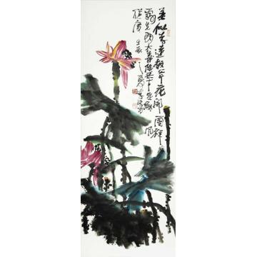 李学功国画花鸟叶似李逵板斧字画之家