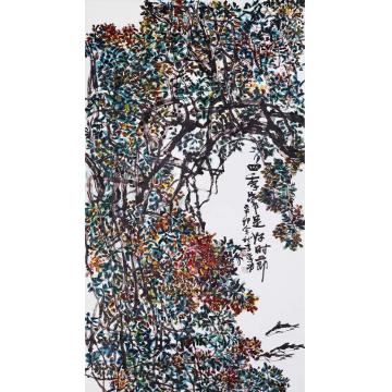李学功国画花鸟四季常是好时节字画之家