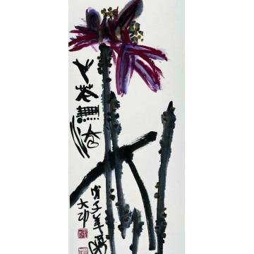 李学功国画花鸟心花无语字画之家