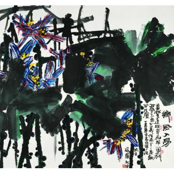 李学功国画花鸟乡风入骨字画之家