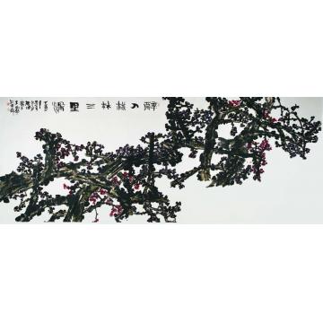 李学功国画花鸟醉入梅林三里深字画之家