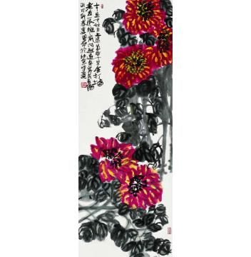 李学功国画花鸟才是中秋月上梁字画之家