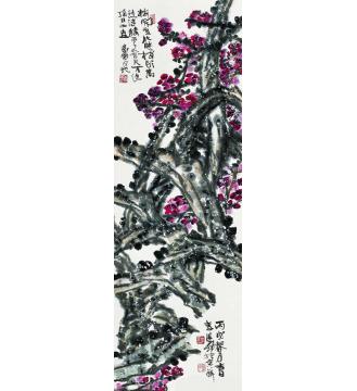 李学功国画花鸟梅开雪化时字画之家