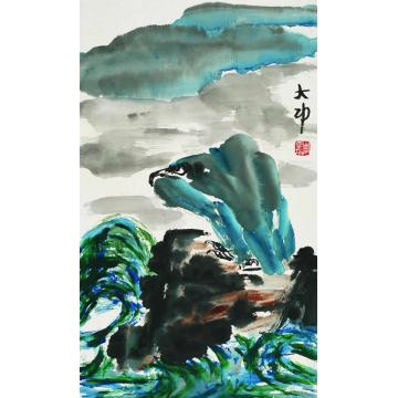 李学功国画花鸟英气滔天字画之家