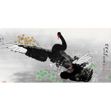 窦申清国画花鸟时趋弄浅字画之家