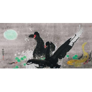 窦申清国画花鸟春之乐字画之家