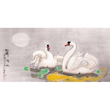 窦申清国画花鸟憨舞清风字画之家