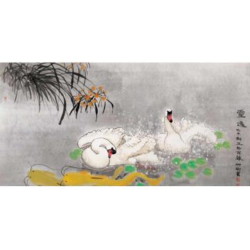 窦申清国画花鸟灵逸字画之家