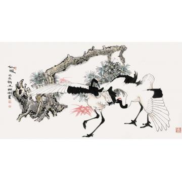 窦申清国画花鸟仙风字画之家