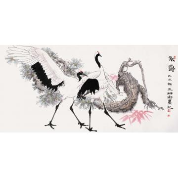 窦申清国画花鸟永寿字画之家