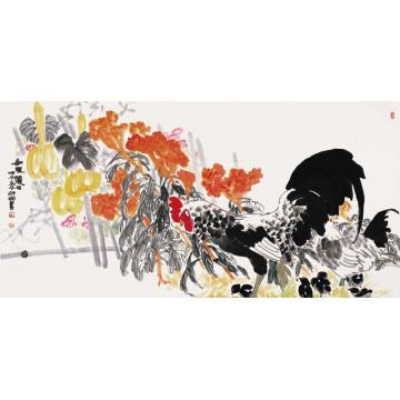 窦申清国画花鸟和风丽日字画之家