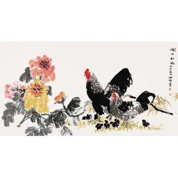 窦申清国画花鸟暖日和风字画之家