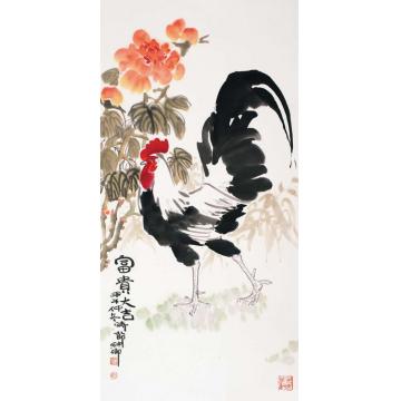窦申清国画花鸟富贵大吉字画之家