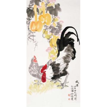 窦申清国画花鸟大吉字画之家