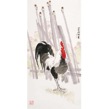 窦申清国画花鸟正午字画之家