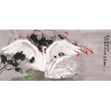 窦申清国画花鸟风月晓弄字画之家