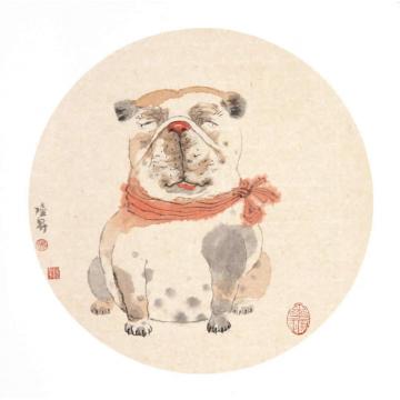 吴陆升国画动物老大字画之家