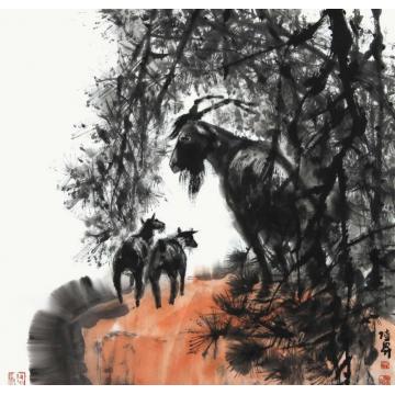 吴陆升教子图字画之家