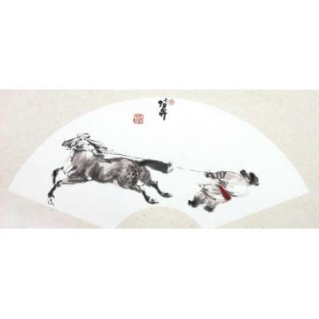 吴陆升国画动物角力字画之家