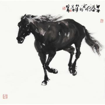 吴陆升国画动物自得其乐字画之家