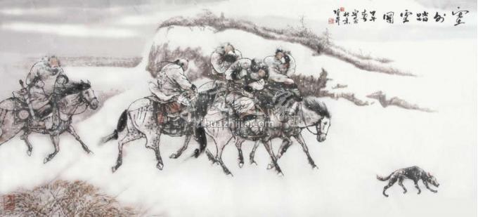 国画家吴陆升字画之家