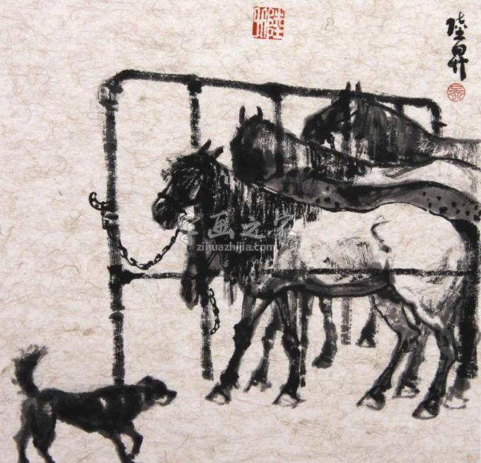 国画家吴陆升字画之家