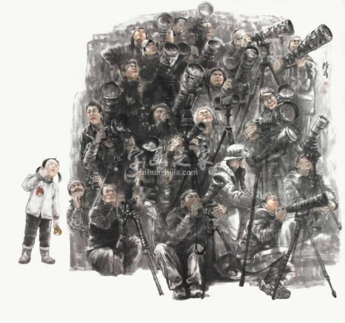 国画家吴陆升字画之家