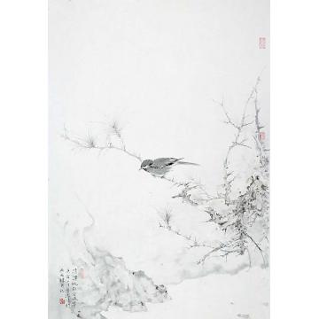 黄梦洁国画花鸟清潭疏影字画之家