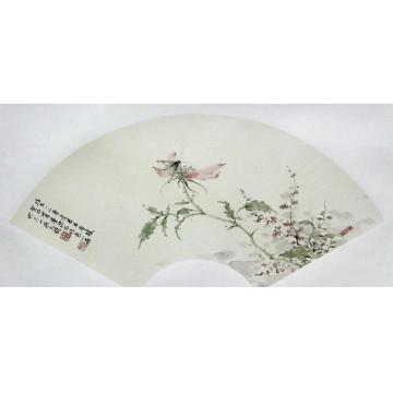 黄梦洁国画花鸟扇面作品（1）字画之家