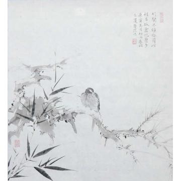 黄梦洁国画花鸟松梦字画之家
