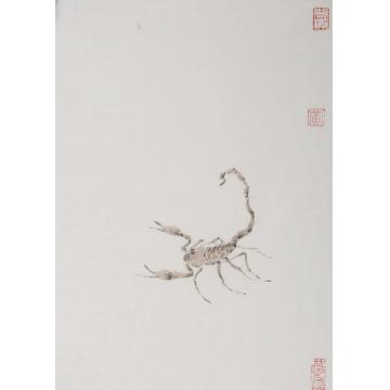 黄梦洁国画花鸟册页杂画图(14)字画之家
