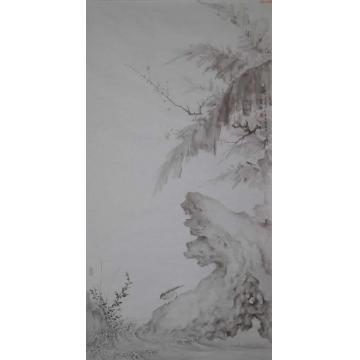 黄梦洁国画花鸟春溪碧云字画之家