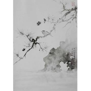 黄梦洁国画花鸟松禽字画之家