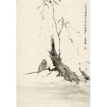 黄梦洁国画花鸟春逝字画之家