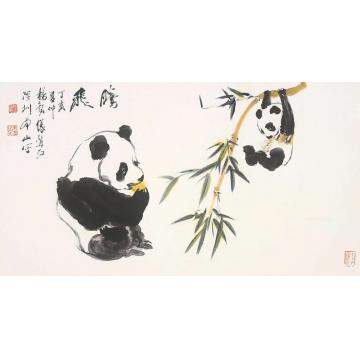 杨铭仪国画动物腾飞字画之家