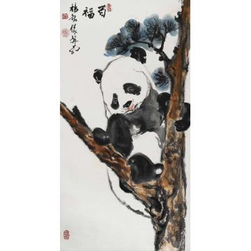 杨铭仪国画动物百福字画之家