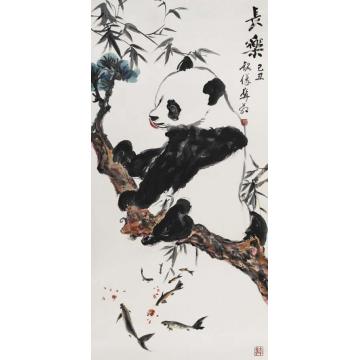 杨铭仪国画动物长乐字画之家