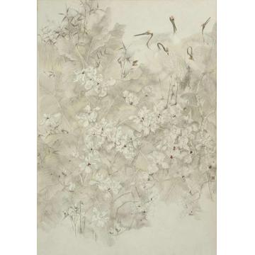 刘英国画花鸟玉寿祥瑞图字画之家